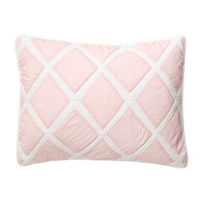 Pink Diamond Quilt Standard Sham