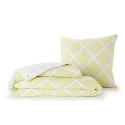 Citrine Diamond Quilt and Sham
