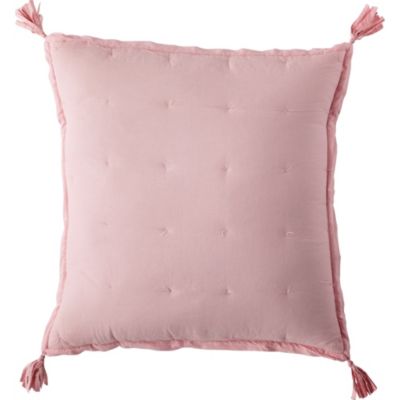 Tassel Quilt Sham - Pink