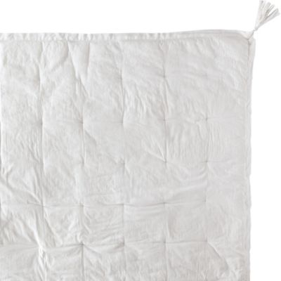 Tassel Quilt – White