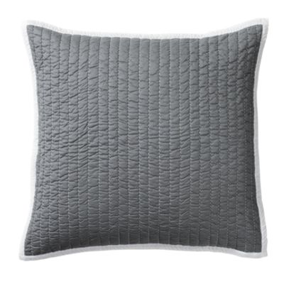 Slate/Bay Blue Cabin Quilt Euro Sham