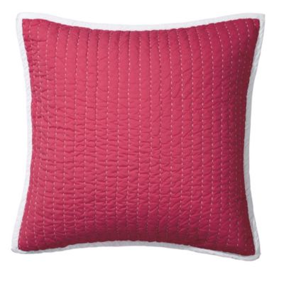 Strawberry/Juice Cabin Quilt Euro Sham