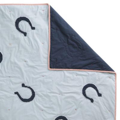 Navy Horseshoe Quilt