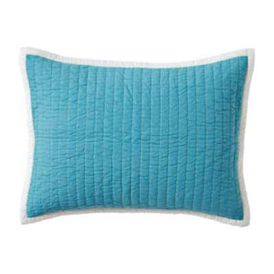Turquoise Cabin Quilt Standard Sham