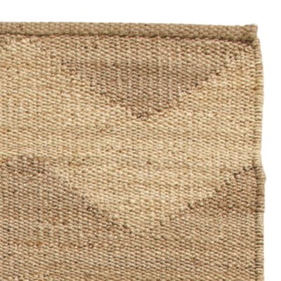 Chevron Hemp Jute Rug Swatch  Hemp/Jute