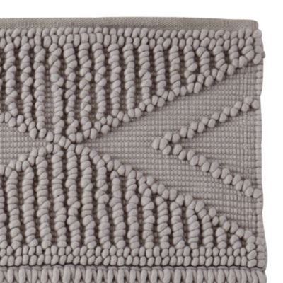 Macrame Rug Swatch  Shale