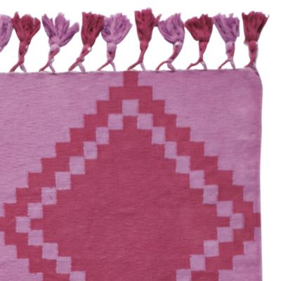 Mayan Cotton Dhurrie Swatch – Lilac