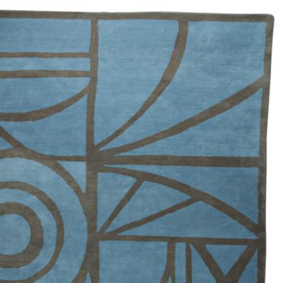 Sea Blue Salon Rug