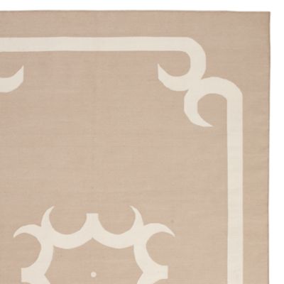 Bone Deco Frame Rug