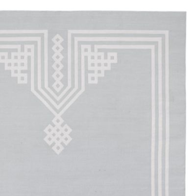 Dove Gobi Frame Rug