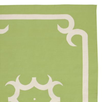 Leaf Deco Frame Rug