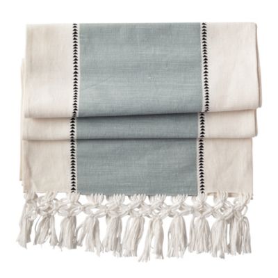 Cadiz Racing Stripe Runner  Fog
