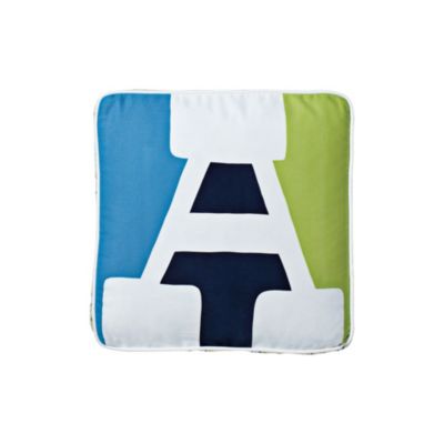 Western Letter Pillow – Navy