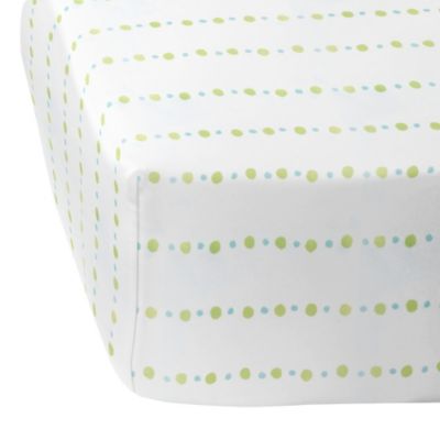 Citrus Pebble Fitted Crib Sheet