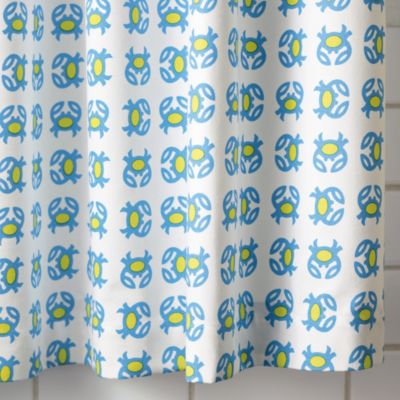 Crab Shower Curtain – Lime