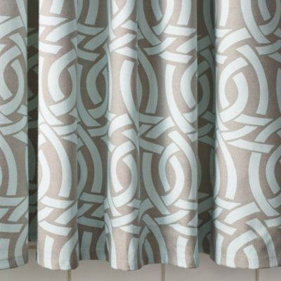 Highland Knot Shower Curtain – Aqua