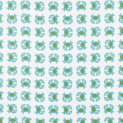 Emerald Crab Crib Sheet Swatch