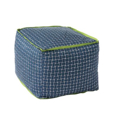 Navy/Grass Square Chair
