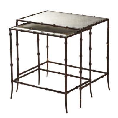 Mirrored Nesting Tables – Set of 2
