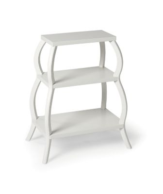 Curvee Shelf Table - White