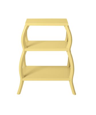 Curvee Shelf Table - Yellow