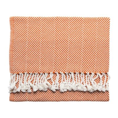Autumn Herringbone Throw