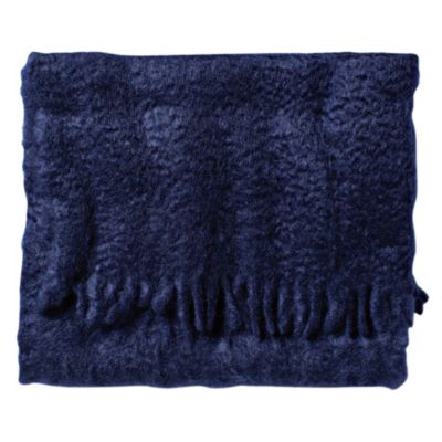 Midnight Mohair Throw
