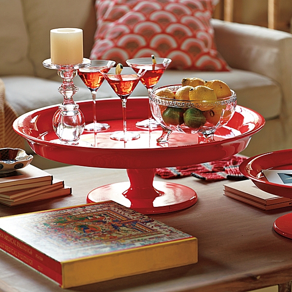 Flame Pedestal Trays - Serena & Lily