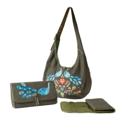 Peacock Deluxe Diaper Tote