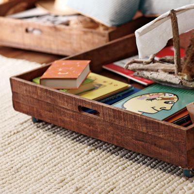 Under Bed Rolling Storage Crate