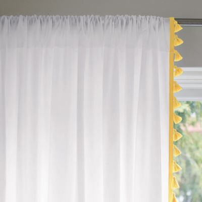 Maize French Tassel Window Panel