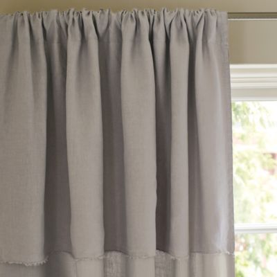Putty Washed Linen Window Panel
