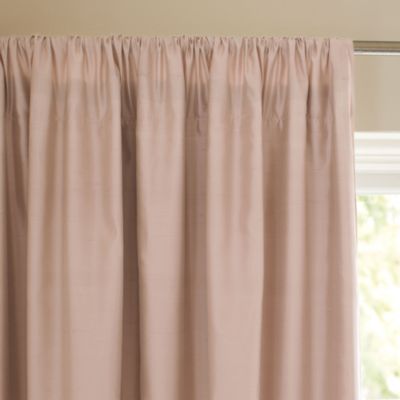 Blush Silk Shantung Window Panel