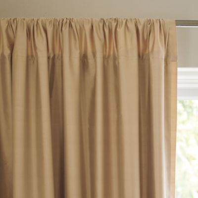 Straw Silk Shantung Window Panel