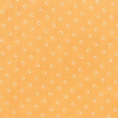 White Horseshoe on Butterscotch Sheet Set