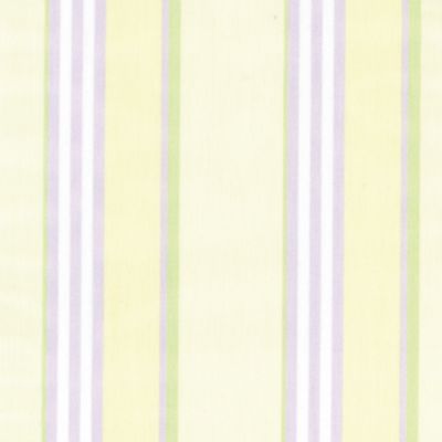 Yellow/Lilac Club Stripe Crib Sheet