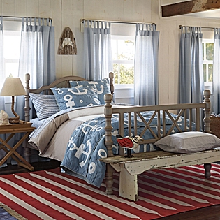 Anchor Quilt & Sham - Serena & Lily