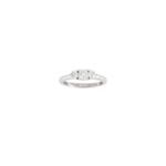 Round Diamond Three-Stone Ring
