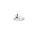 Marquise Sapphire and Diamond Solitaire Engagment Ring Enhancer