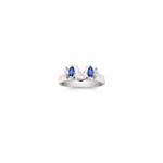 Marquise Sapphire and Diamond Solitaire Engagment Ring Enhancer