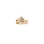 Round Diamond Wedding Set