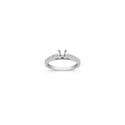 Unmounted Round Diamond Engagement Ring
