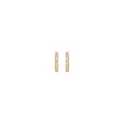 1/4 ct. t.w. Round Diamond Hoop Earrings