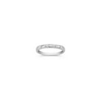 Round and Baguette Diamond Anniversary Band