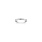 Round and Baguette Diamond Anniversary Band