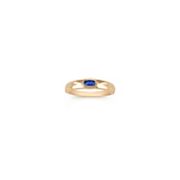 1/4 ct. t.w. Oval Sapphire Ring