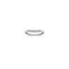 Pave Set Diamond Contour Anniversary Band in Platinum