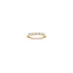 Five Stone Diamond Channel Set Anniversary Band