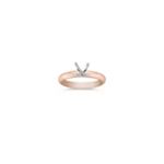 Solitaire 14K Rose Gold Engagement Ring