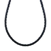 Stainless Steel and Leather Necklace (20)